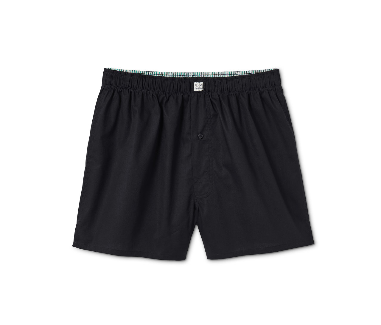 Černé tkané boxerky.