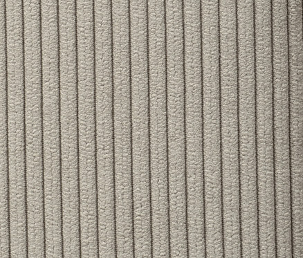 Detail béžové boxspring postele.