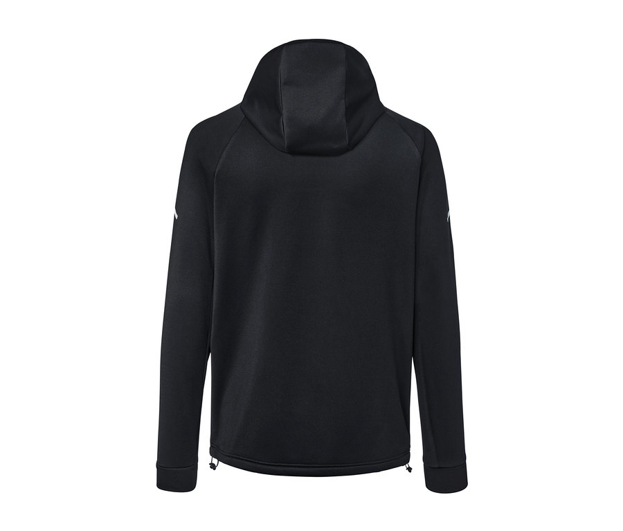 Černá termobunda zezadu.