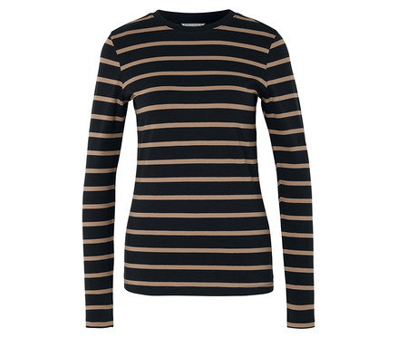 Proužkované triko s dlouhým rukávem