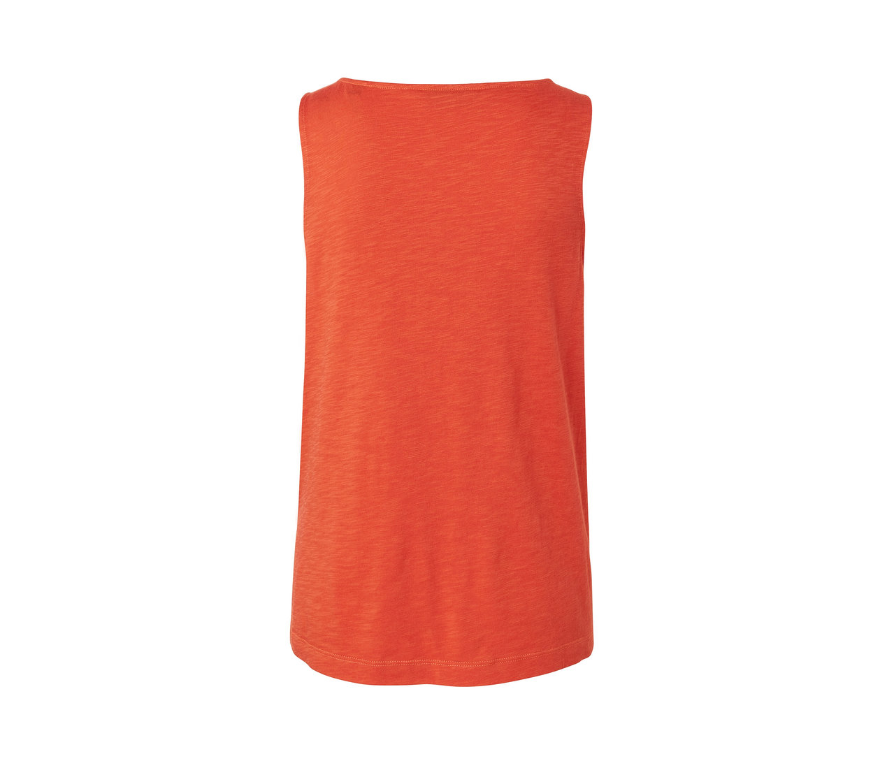Oranžový top z modalové směsi.