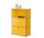 Komoda kovová »CN3« se 2 výklopnými dvířky, žlutá - /img/gQAXkhBq/64/image.jpeg