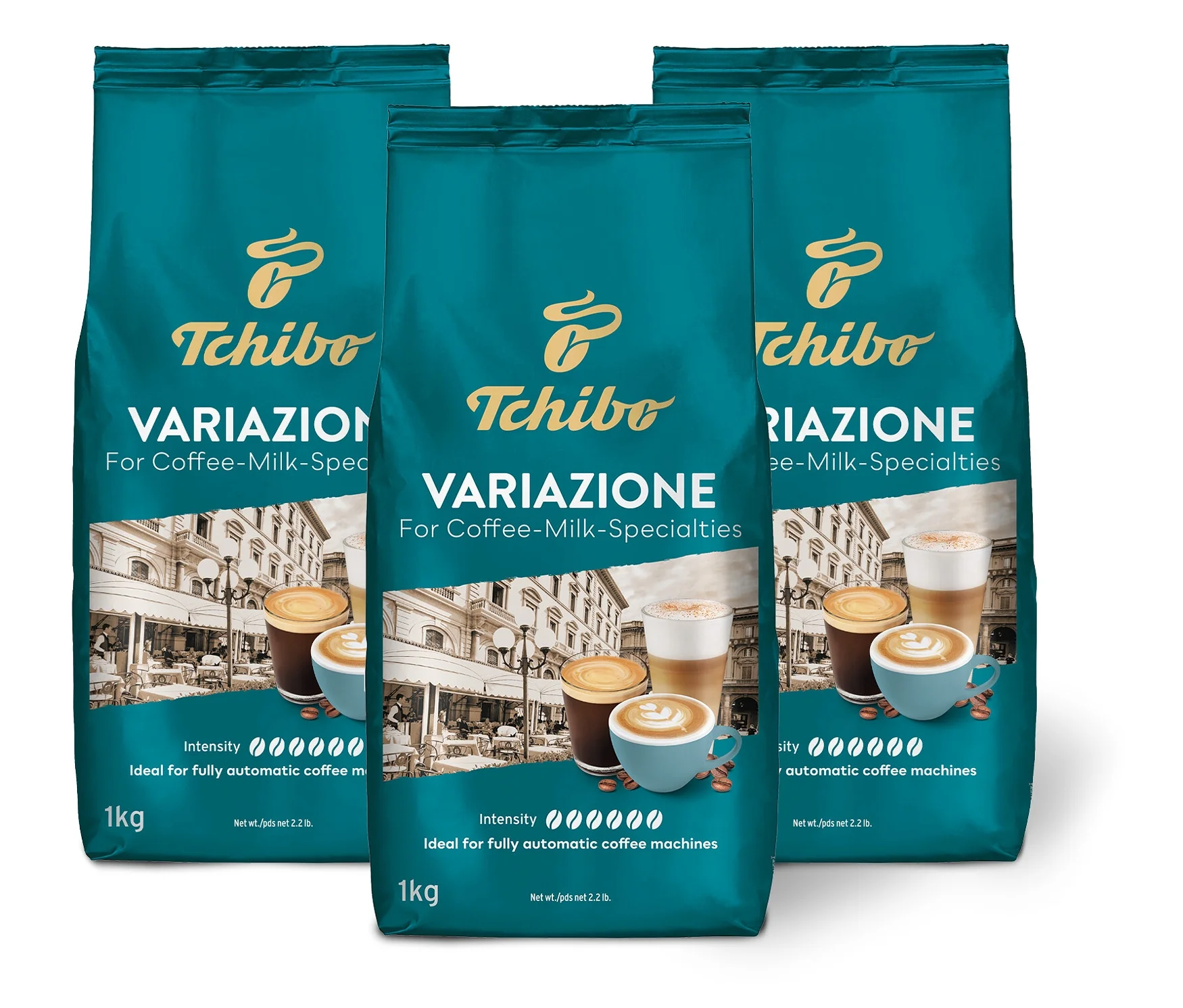 Tchibo Variazione – 3 x 1 kg zrnkové kávy