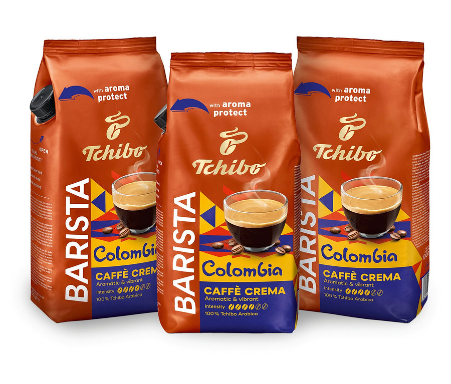 BARISTA Origins Colombia − 3 × 1 kg zrnkové kávy