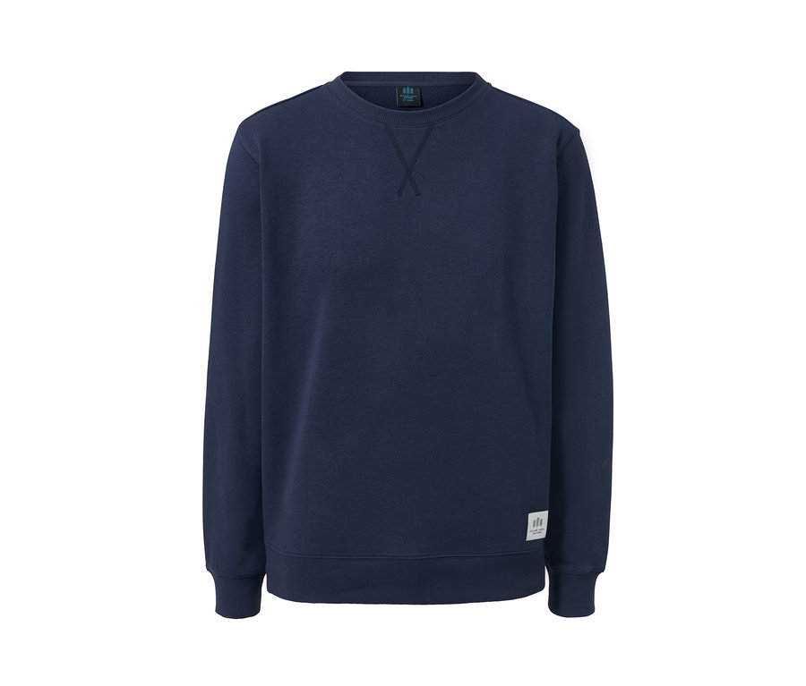 Tmavě modrá funkční mikina.