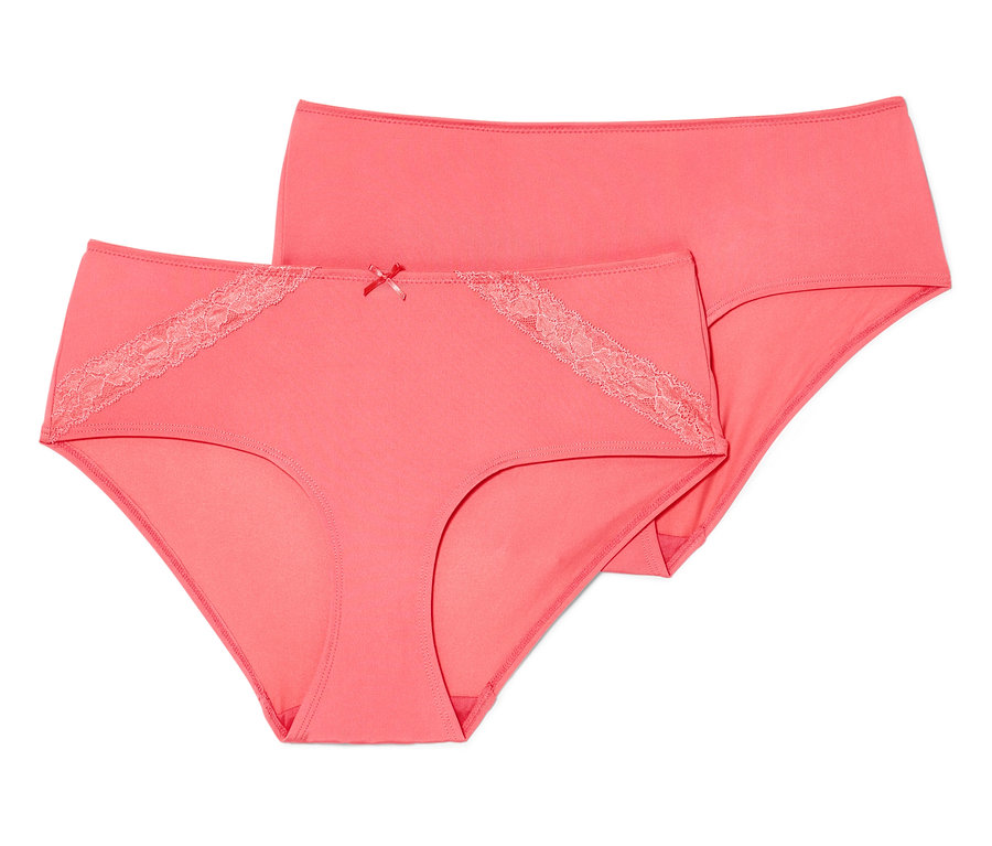 Dvoje papájové kalhotky.