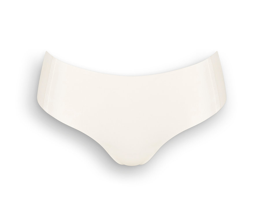Bokové kalhotky sloggi ZERO Feel 2.0 Hipster v hedvábně bílé barvě.