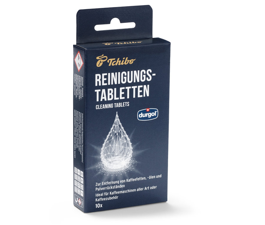 Čisticí tablety durgol®​ k odstranění kávových tuků