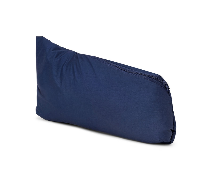 Sbalená ultra lehká bunda do deště »packable« v tmavě modré barvě.