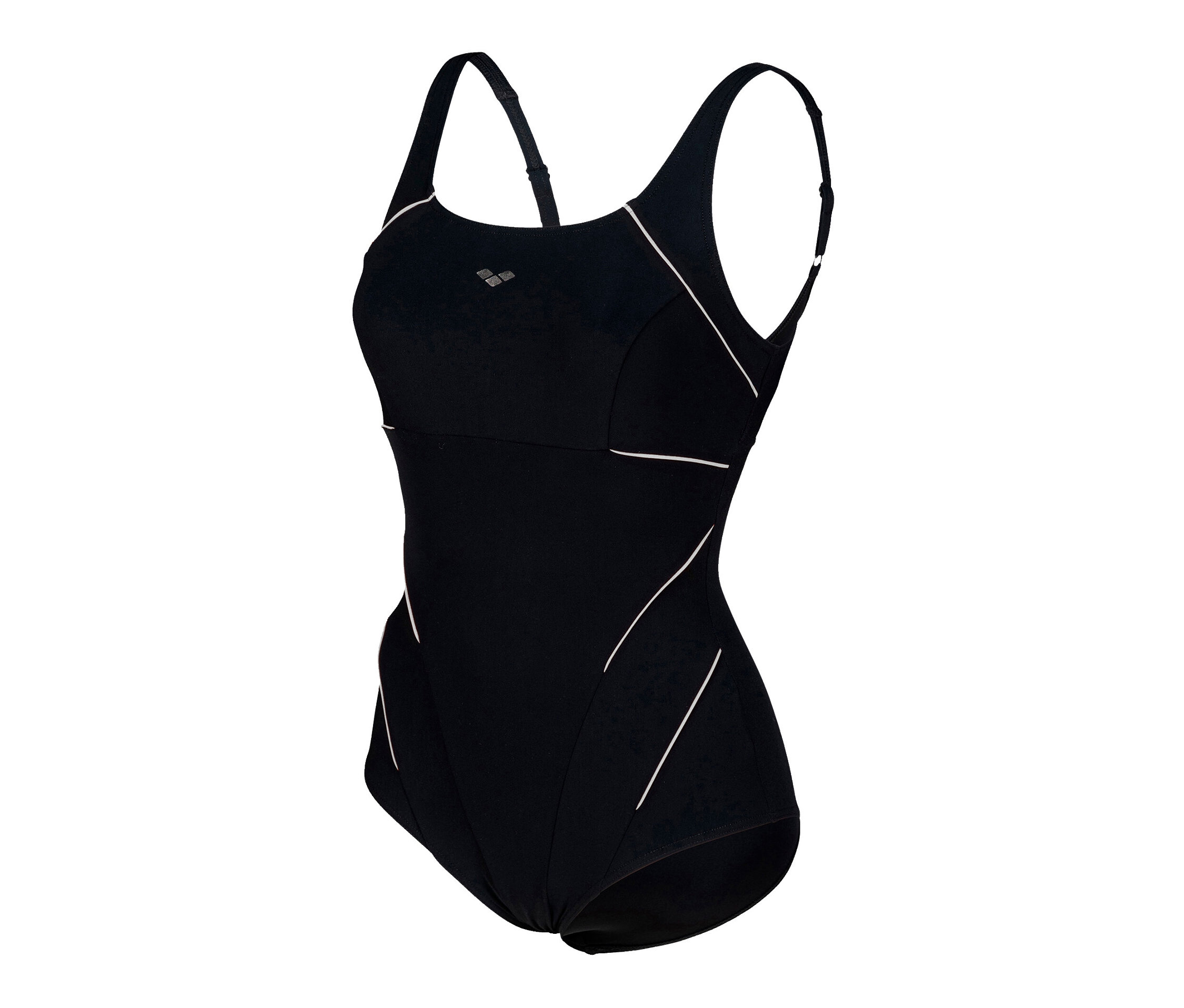 Černé dámské plavky arena Shapewear Jewel R Low C Cup.