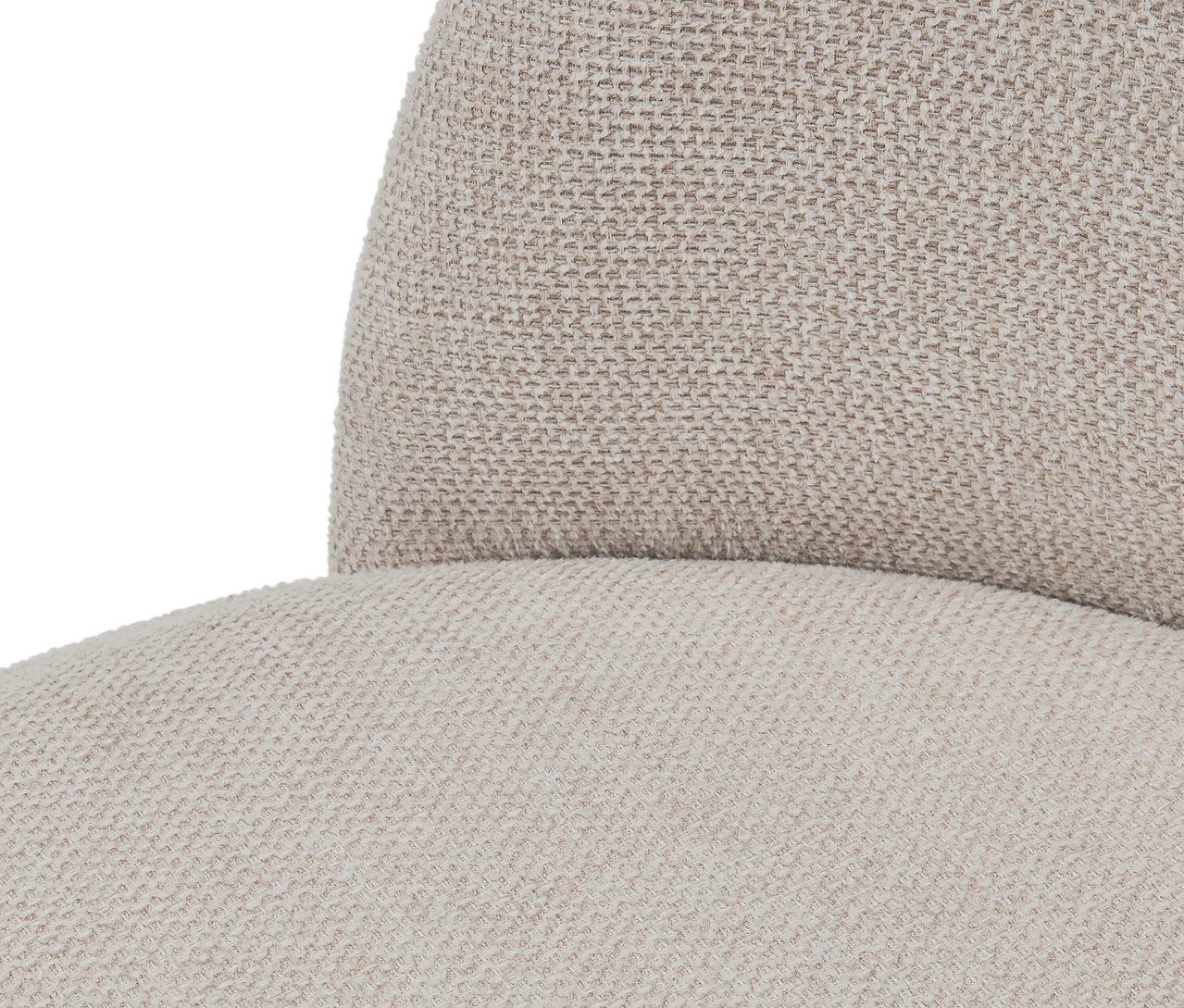 Detail béžové látky na židli.