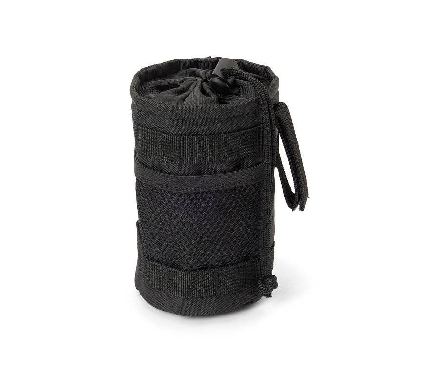 Černá svačinová taška na kolo.