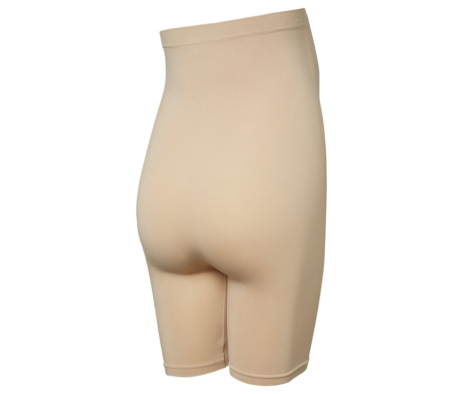 Béžové, upnuté šortky MAMALICIOUS MLTIA JEANNE SHORTS NOOS.