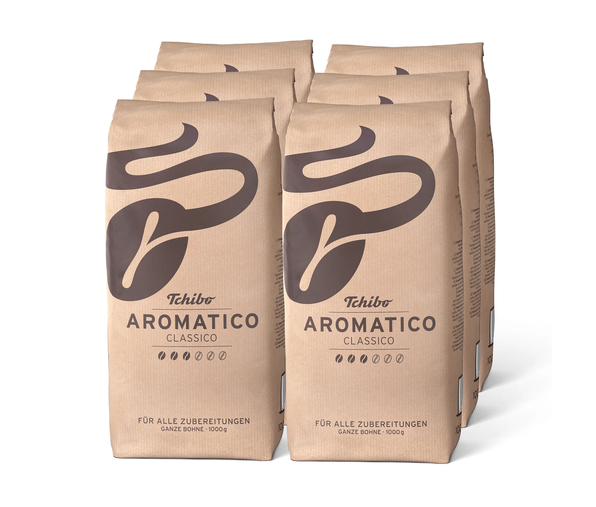 Aromatico Classico – 6× 1 kg zrnkové kávy