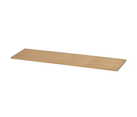 Horní deska »CN3« s dřevěnou dýhou, světlý dub, šířka 152 cm.