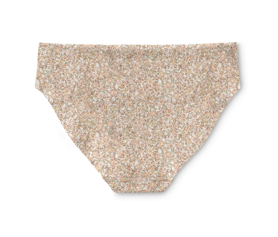 Detailní záběr dámských kalhotek Magic Cut s květinovým vzorem.