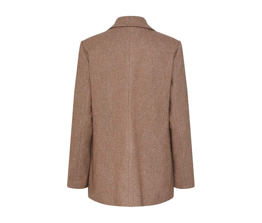 Detail zadní strany hnědého blejzru.