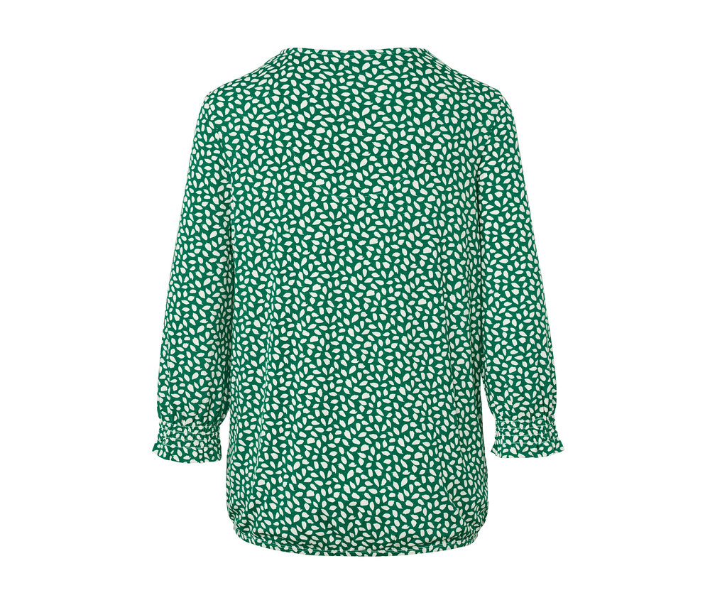 Zelené halenkové triko s potiskem.