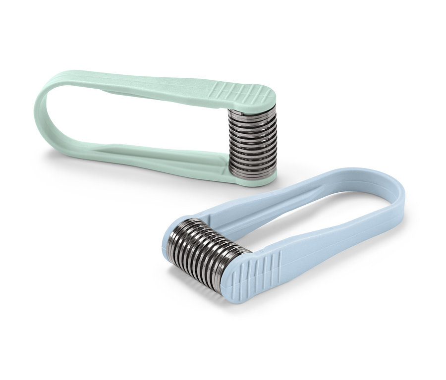 Dva ruční mini odstraňovače chloupků na obličeji.