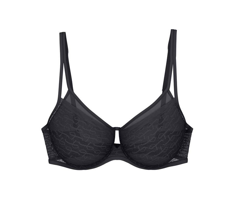 Černá zmenšující podprsenka Triumph Signature Sheer.
