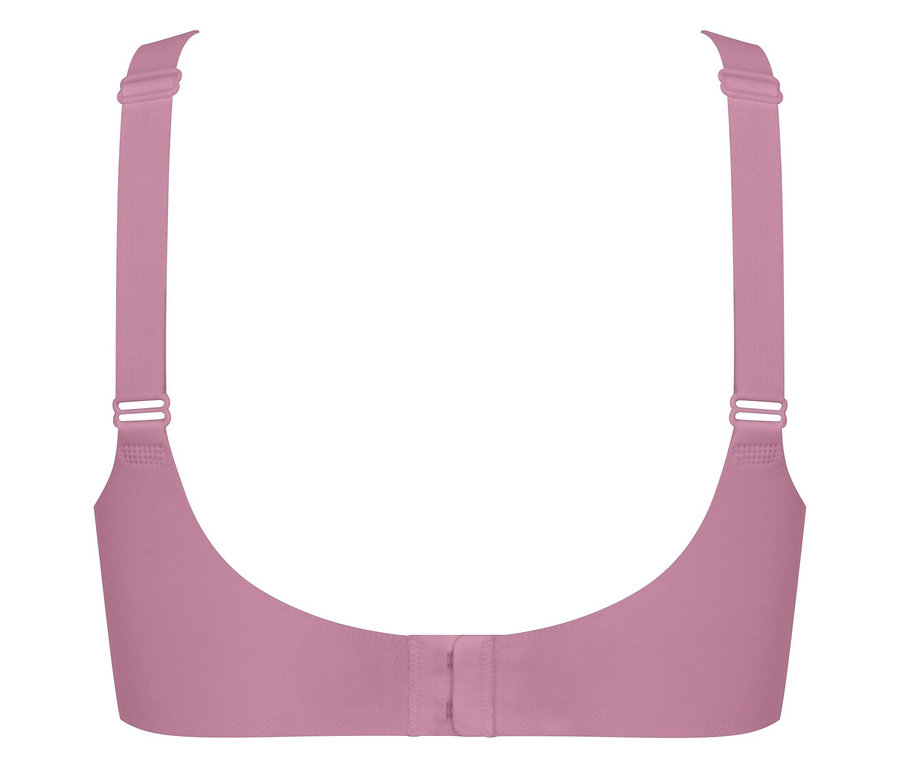 Detail fialové podprsenky sloggi ZERO Feel 2.0 Soft Bra zezadu.