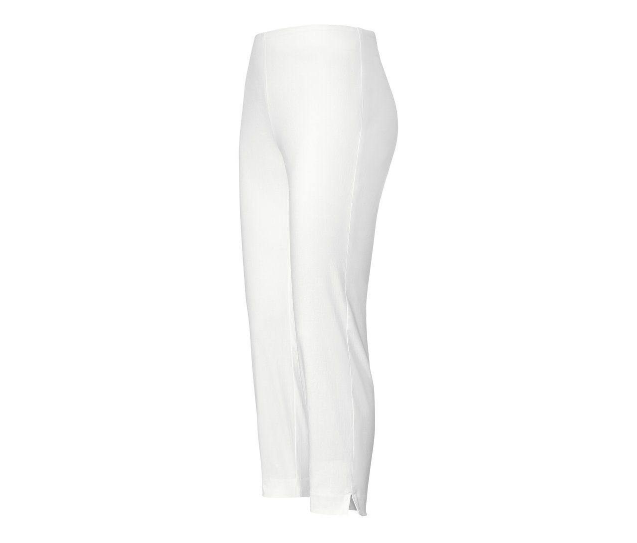Bílé 7/8 strečové kalhoty.