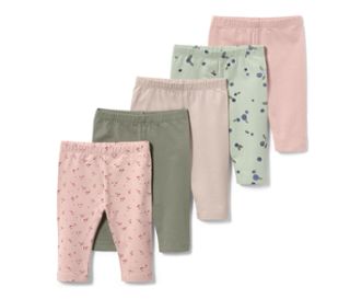 1x starorůžové s celopotiskem, 1x khaki, 1x starorůžové, 1x béžové, 1x mátově zelené s celopotiskem borůvek