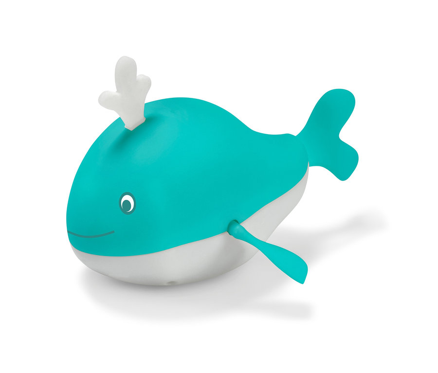 Natahovací velryba, hračka do vany.