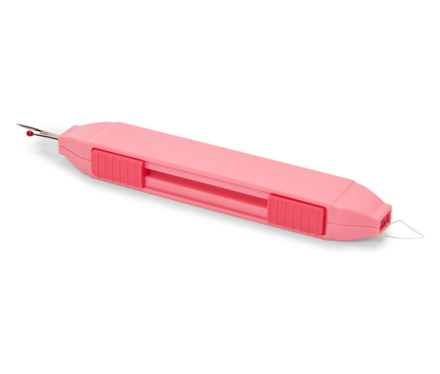 Růžová pomůcka 2 v 1 na šití.