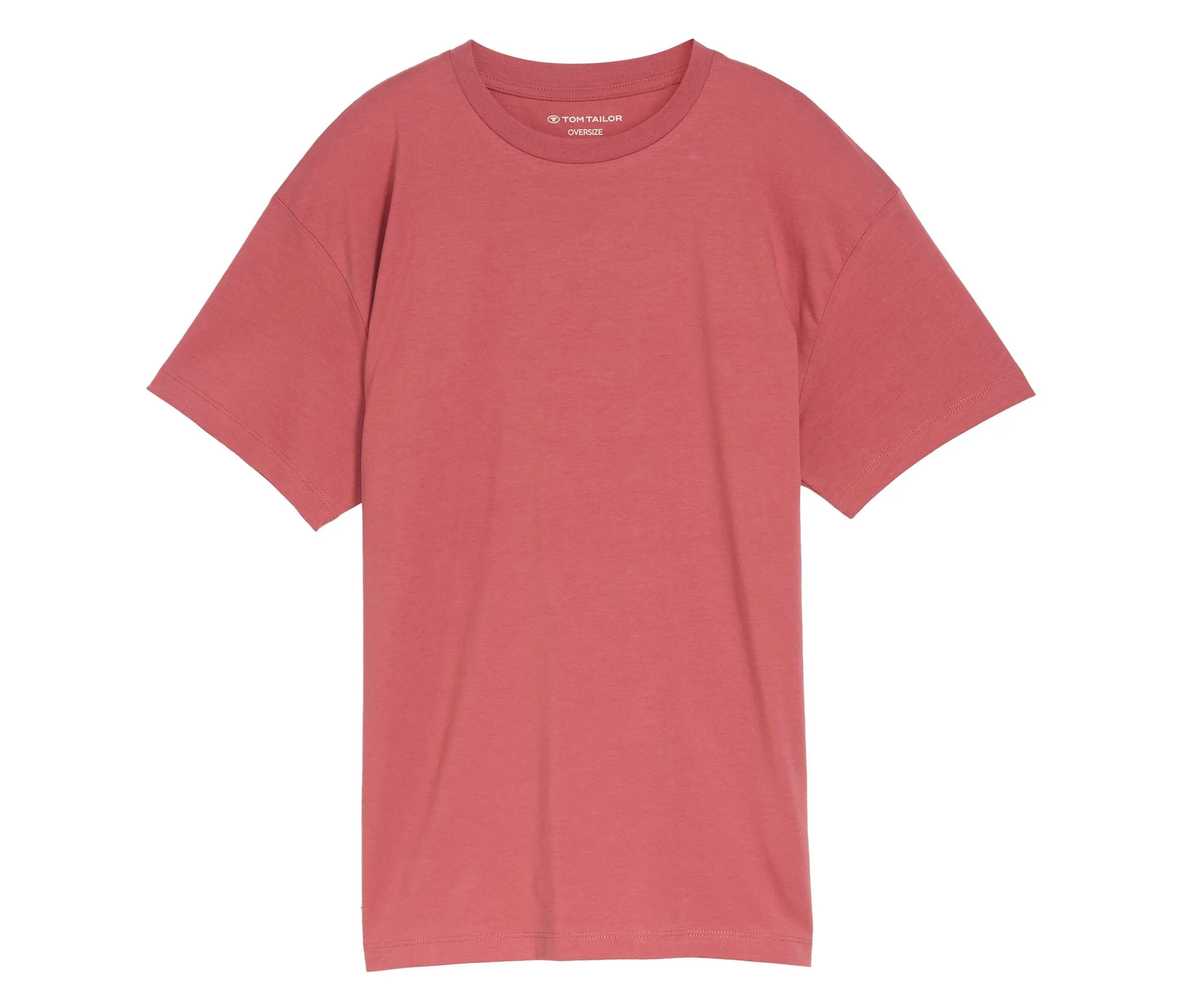 Dětské tričko oversized s potiskem na zádech Tom Tailor - Kinder - vel. 164 - barva: rot