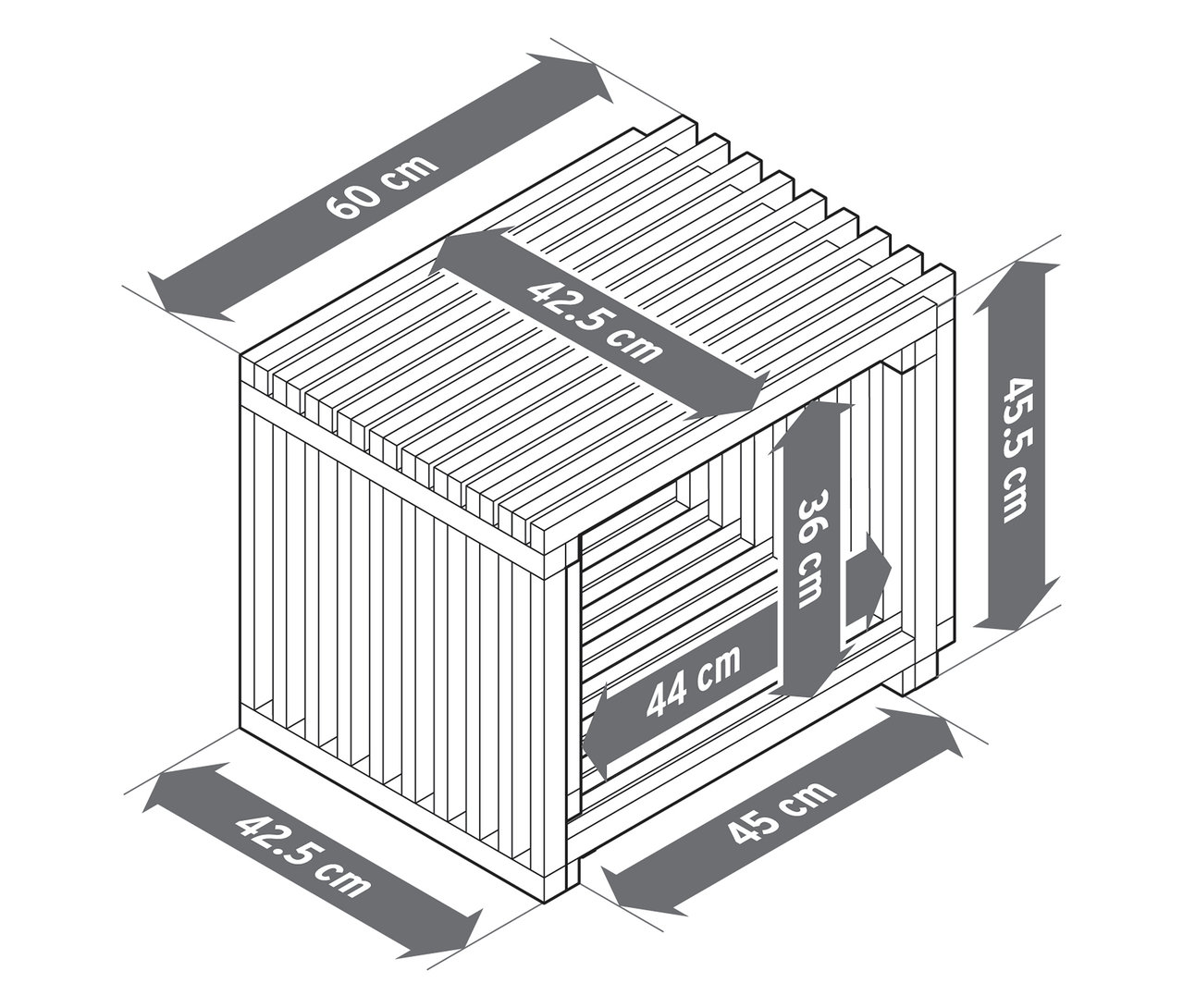 Pohled shora na rozkládací konferenční stolek „FLEKSIBEL“ s rozměry.