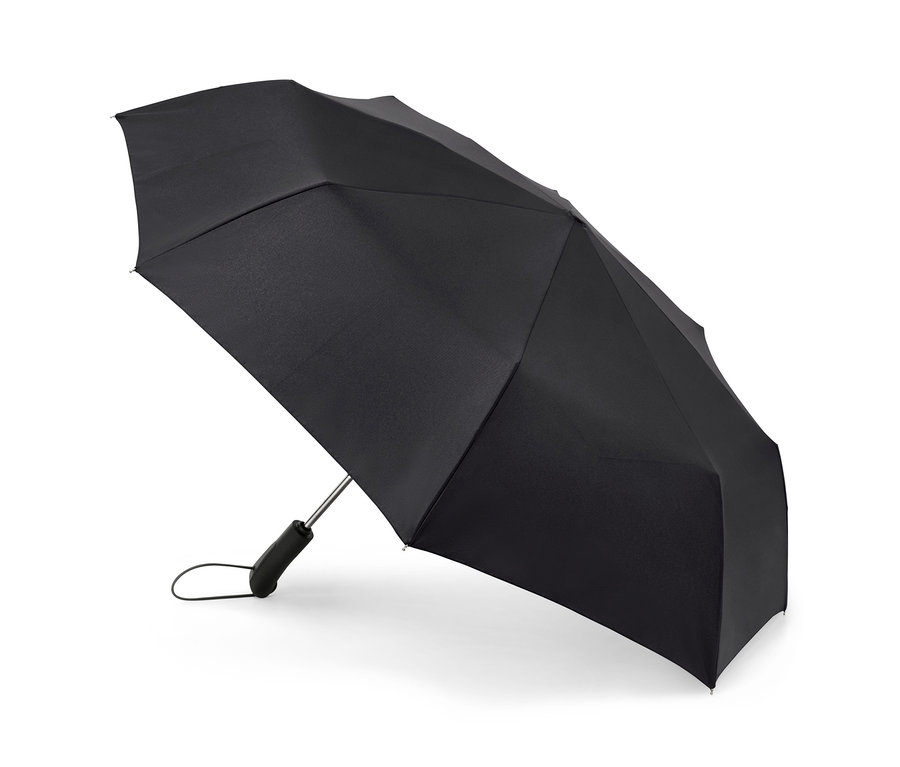 Rozložený automatický skládací deštník.