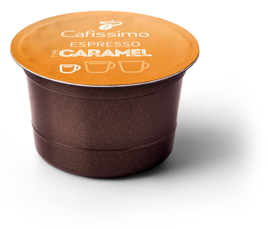 Kávová kapsle Cafissimo Flavoured Edition Espresso Caramel.