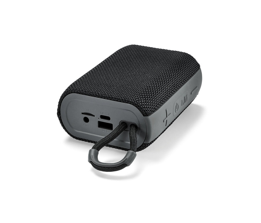 Černý Bluetooth® reproduktor.