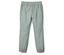 Světlé jednobarevné tepláky s elastickým pasem a elastickými manžetami na kotnících.