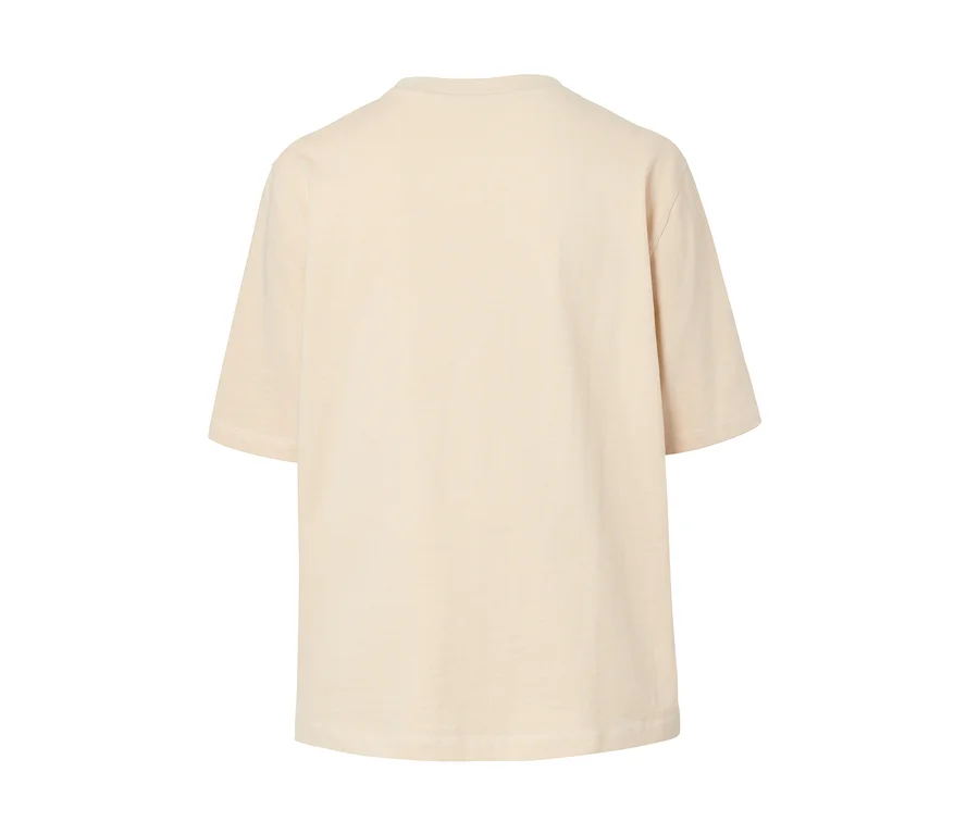 Pískové triko ve stylu oversized.