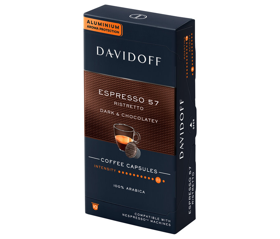 Balení kávových kapslí Davidoff Espresso 57.