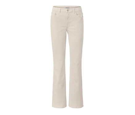 Krémově bílé džíny bootcut střihu »Lou«.