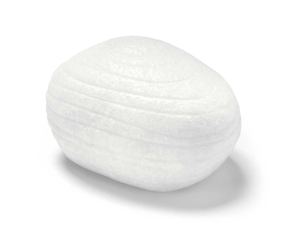 Bílý dekorativní kámen s LED