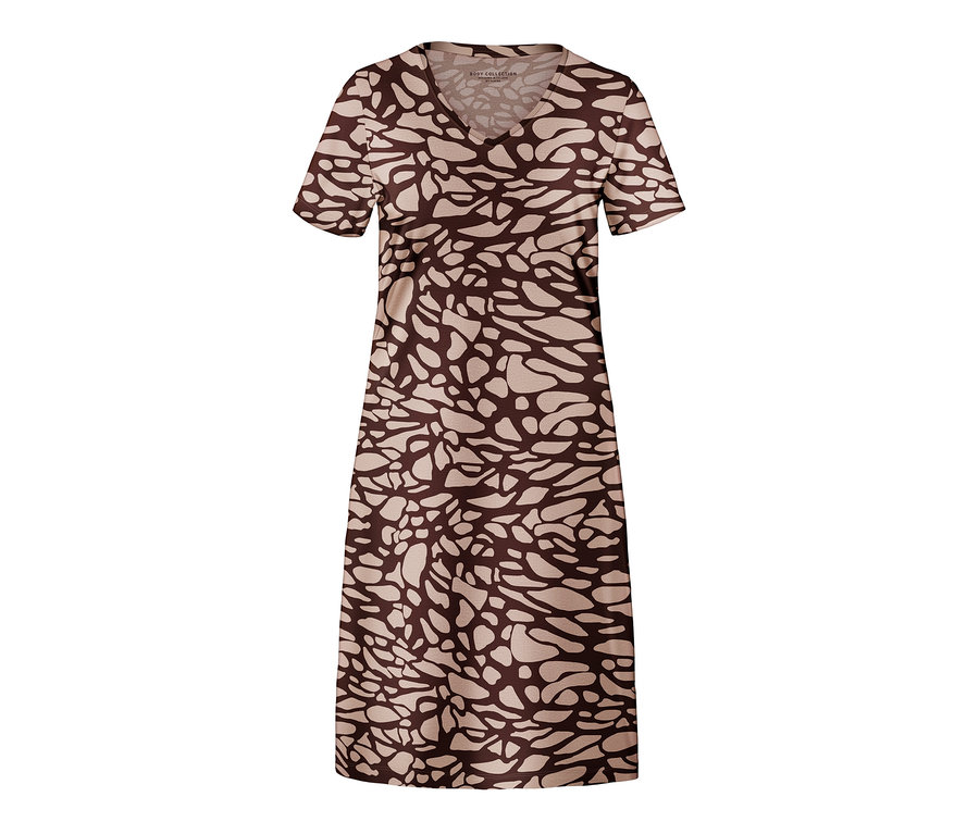 Dámská noční košile s celoplošným potiskem.