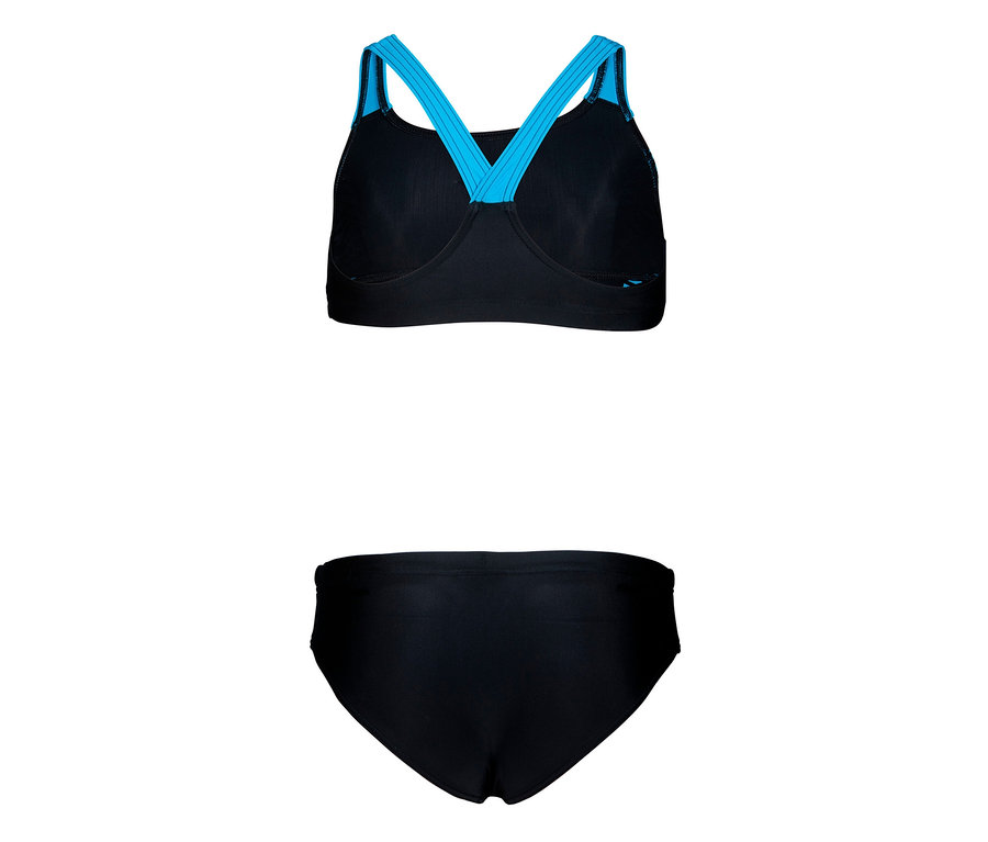 Černé bikiny arena Feel Openings Energy Back pro děti.