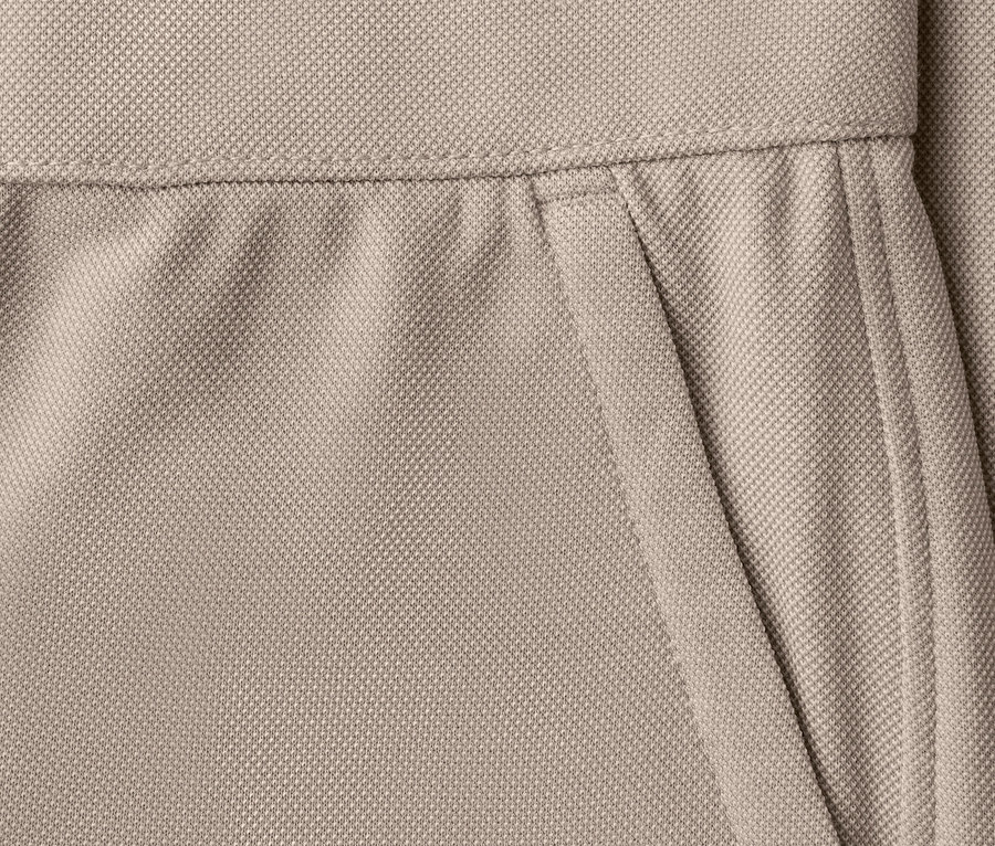 Detail 7/8 kalhot culottes Street One s pasem a kapsou.