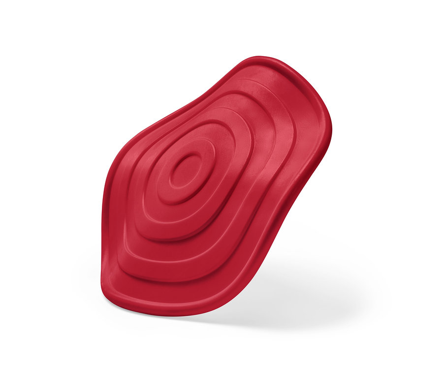 Červený létající talíř pro psy.