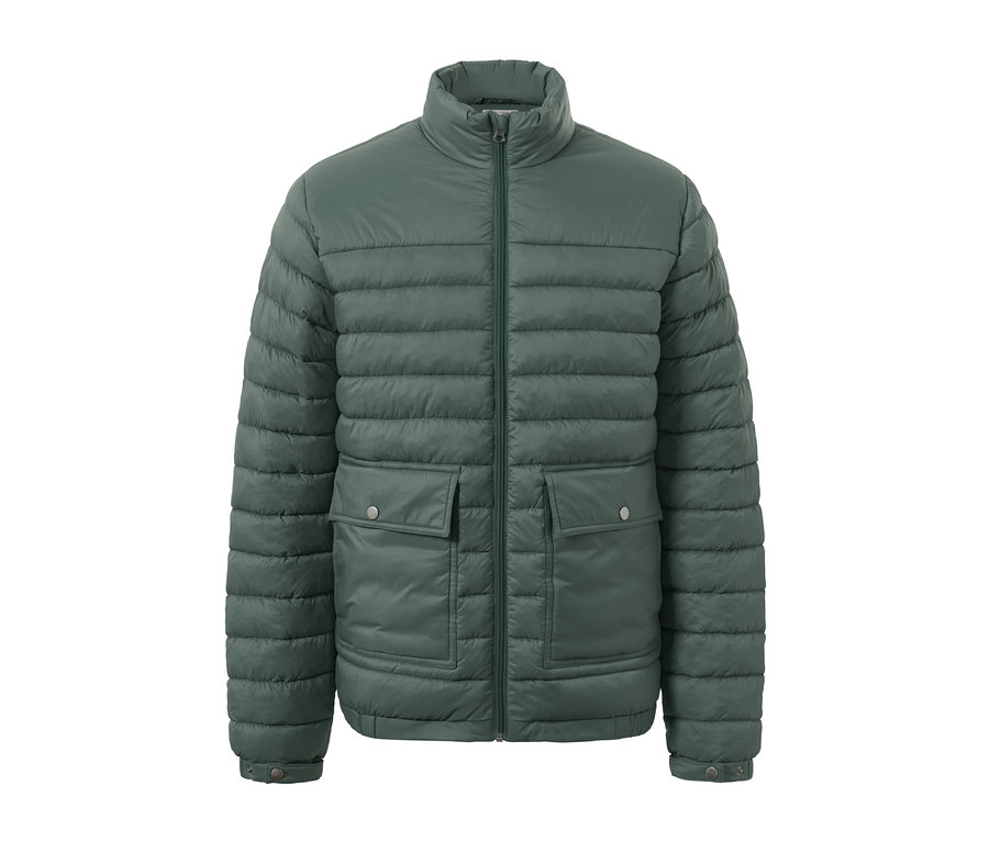 Zelená prošívaná bunda.