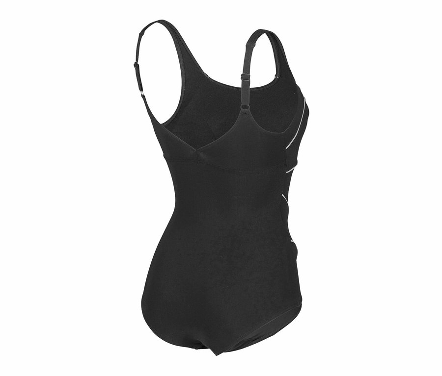 Černý tvarující kostým arena Shapewear Jewel R Low C Cup.