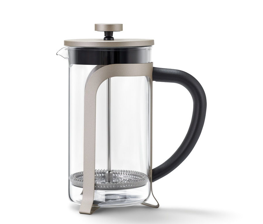 Konvička french press 800 ml, 6 šálků, šampaň.