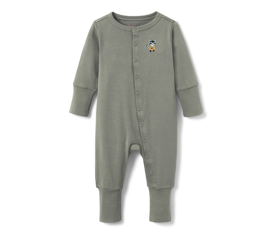 Šedé pyžamo s dlouhým rukávem a obrázkem mývala, 3 ks