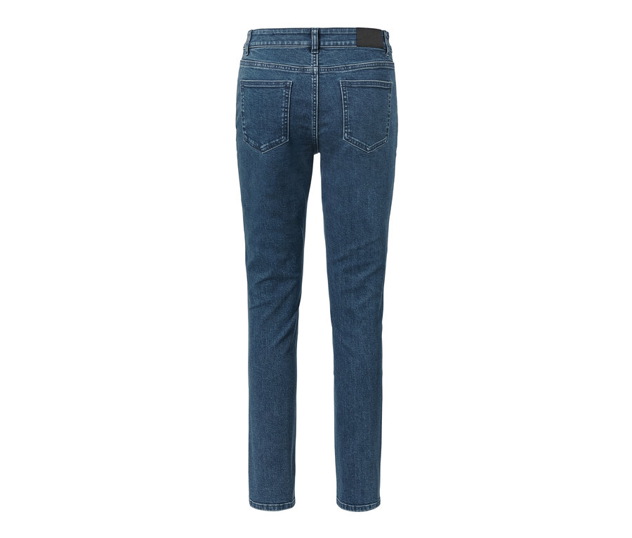 Pohled zezadu na džíny slim fit »Emma«.
