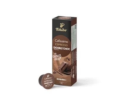 Balení a kapsle Cafissimo Espresso Double Choc.
