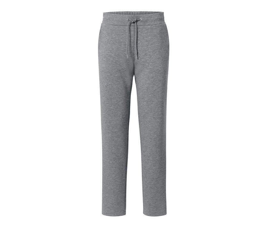 Šedé kalhoty joggpant se stahovací šňůrkou v pase.